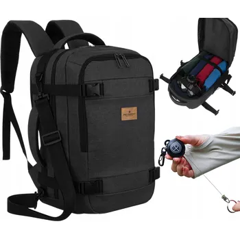 Městský batoh Cestovní taška Peterson PTN SIKORKA-6460-BLA-BR-34-Z