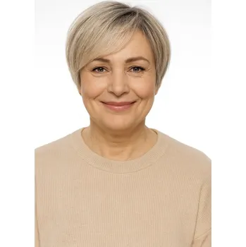 Paruka Paruka krátké přírodní blond vlasy Nessaja