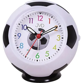 Budík DĚTSKÝ BUDÍK BAREVNÝ VE TVARU FOTBALOVÉHO MÍČE JVD SRP9001.1