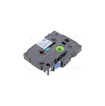 Pásek do tiskárny Páska 12mm 8m bilá Barva znaku modrá laminovaná,s lepidlem