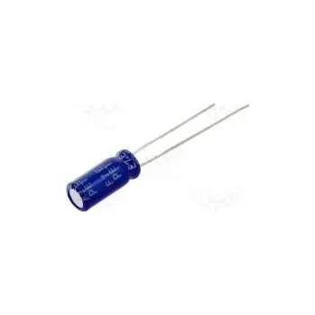 Kondenzátor Kondenzátor elektrolytický THT 10uF 100VDC Ø5x11mm ±20%