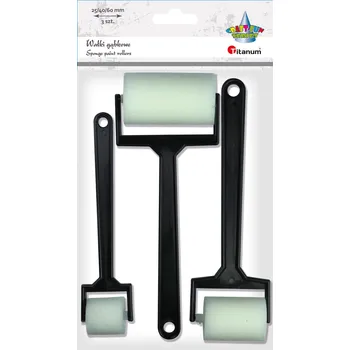 Pěnové válečky 25,40,60 mm, 3ks/bal.