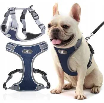 Postroj pro psa POSTROJE PRO MALÉ PSY BEZ TLAČENÍ S NASTAVENÍM ODBLESKU NASTAVITELNÉ GUARD S