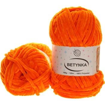 Příze Betynka 374 sytá oranžová