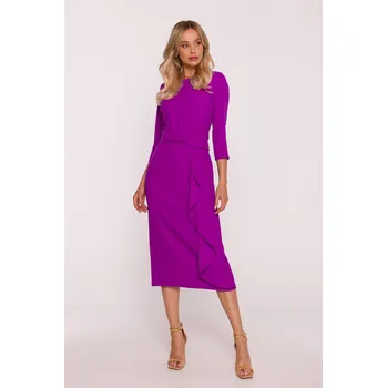 Dámské šaty Společenské midi koktejlové šaty Stylove velikost XL