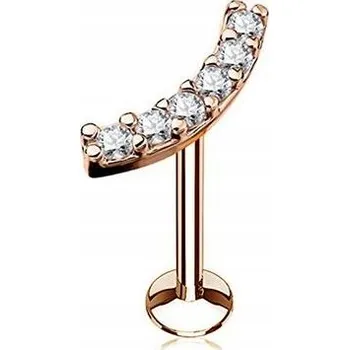 Náušnice Náušnice do ucha labreta zirkony helix conch 1,2/6