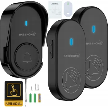 Domovní zvonek Bezdrátový zvonek Basehome s dosahem 250 m a hlasitostí 105 dB