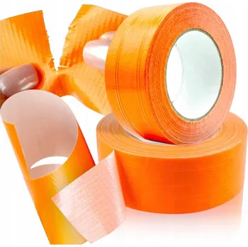 Lepicí páska Omítací páska Vorel oranžová 50 m x 48 mm pro venkovní použití