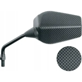 Zrcátko pro motocykl Zrcátko Vicma, levé, karbonový vzhled, M8x1,25, univerzální s homologací