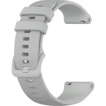Řemínek na hodinky Řemínek 20mm Garmin Venu Fenix 5S 6S 7S Forerunner 245 645 Šedý