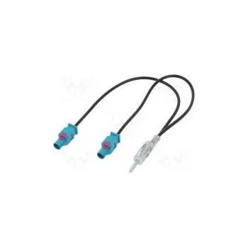 Elektrická zásuvka Anténní adaptér DIN vidlice,Fakra zásuvka x2