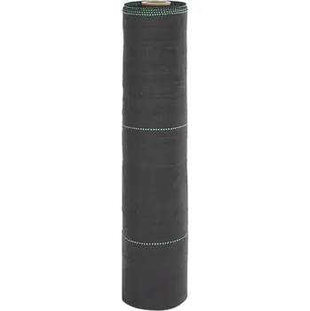 Mulčovací textilie Černá netkaná textilie proti plevelu, 0,5 x 100 m, PP