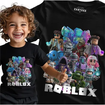 ROBLOX DĚTSKÉ TRIČKO GAMER DÁREK černé 152