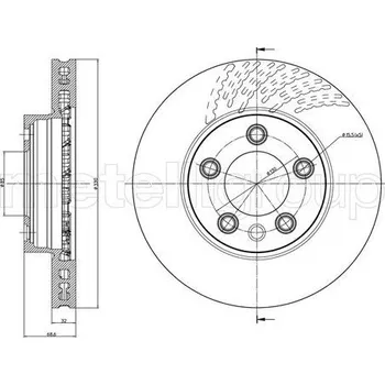 Brzdový kotouč Brzdový kotouč METELLI 23-0919C