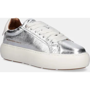 Dámská obuv Kožené sneakers boty Alexander Smith Soho ASBBSOW3565VWT stříbrná SLV, EUR 39