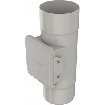 okap BRYZA Lapač listí s dvířky pro plastové digestoře Ø 110 mm, Bílá RAL 9010