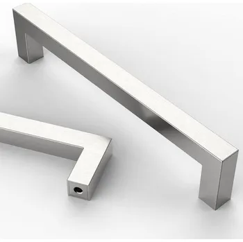 Systém vstřikování Astrée 10 kusů 160mm Úchytky do kuchyňské skříňky Stříbrné Úchytky do kuchyně Úchytky na skříňky