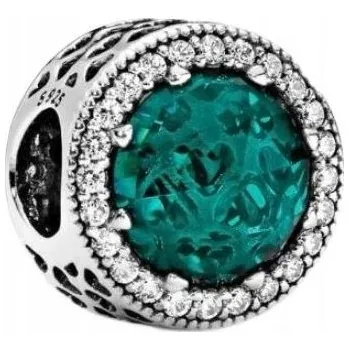 Přívěsek Přívěsek s lesklým mořským kamenem stříbro s925