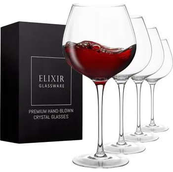 Sklenice Sklenice na víno Elixir Glassware sklo 650 ml 4 ks