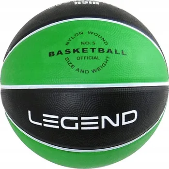Fotbalový míč Basketbalový míč velikost 5 zeleno-černý Legend