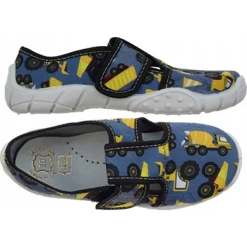 Chlapecká obuv Papuče TRUCK na suchý zip , kožená vložka Raweks B17 33