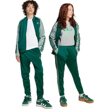 Chlapecké kalhoty Dětské tepláky adidas Originals JD1616 zelená 79X, vel. 164