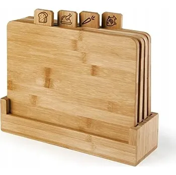 Kuchyňské prkénko Excelsa sada prkének na krájení hnědá BEA