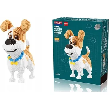 ostatní stavebnice STAVEBNICE SADA Model Pes HUSKY SIBIŘSKÝ MALAMUT 1900 Dílků PES