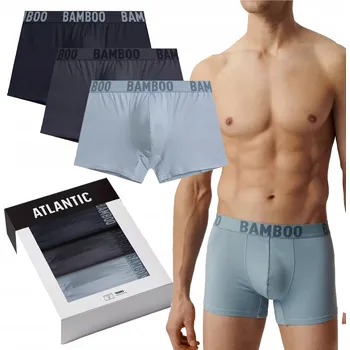Boxerky Atlantic Spodní Prádlo Boxerky modré, velikost XXL