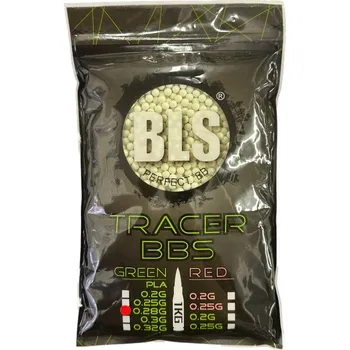 Airsoftová kulička Airsoft kuličky BB BLS BIO Tracer (Nasvětlovací) 0.28g/3500 (green PLA)