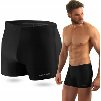 Pánské plavky Pánské plavecké boxerky Sesto Senso Maxi, černá 4XL i384_84352644