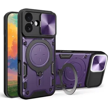 Pouzdro na mobilní telefon Kryt iPhone 17, Techsuit CamGuard Pro - fialový