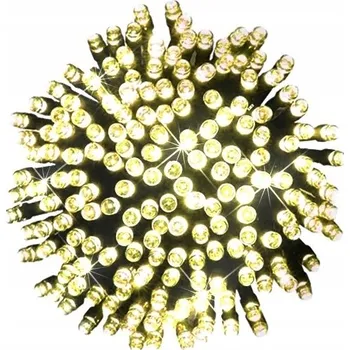 Vánoční dekorace VÁNOČNÍ OSVĚTLENÍ NA STROMEČEK 300 LED TEPLÁ BÍLÁ na stromeček PROGRAMÁTOR