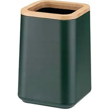 Kelímek do koupelny na zubní kartáčky zelený