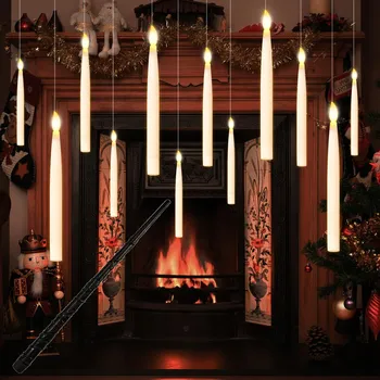 Obraz Svíčky s kouzelnou hůlkou a dálkovým ovládáním Plovoucí Závěsné Harry Potter 20 ks