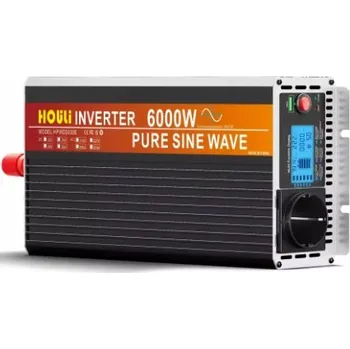 Měnič napětí 6000W SOLÁRNÍ VĚTRNÝ MĚNIČ Měnič Napětí proudu Sinusová vlna 12V