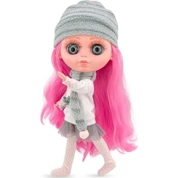 Panenka Panenka The Biggers holčička s růžovými vlasy od firmy Berjuan B (THE BIGGERS niño peto vaquero)