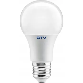 Žárovka GTV LED žárovka, A60, E27, 9,5W, 900lm, 4000K, AC180-250V, 220°