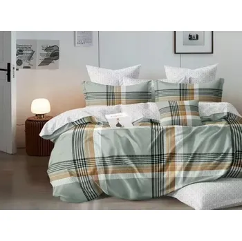 Povlečení Novinka 2025 ! Luxusní Krepové povlečení Claudie 140x200/70x90 cm – Na 2 postele + prostěradlo zdarma !