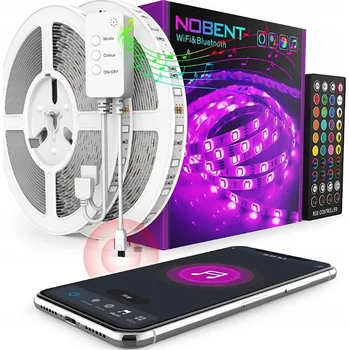 LED osvětlení LED PÁSEK NOBENT SL1 10M WIFI/BLUETOOTH/RGB DÁLKOVÝ OVLADAČ