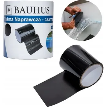Lepicí páska Gumová opravná páska Bauhus černá voděodolná 10 mm x 1,5 m