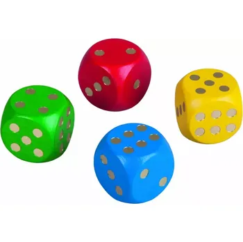 Desková hra Detoa Dřevěná hrací kostka 1 ks