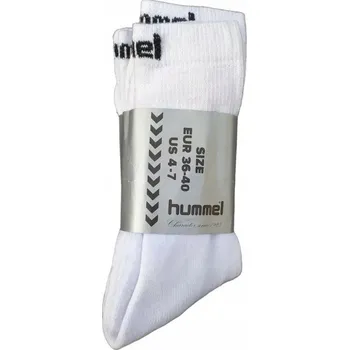 Pánské ponožky Ponožky Hummel bílé 3 páry velikost 36-40