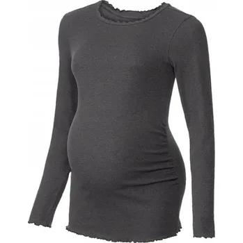 Tričko tričko s dlouhým rukávem dámské esmara (XL (48/50), tmavě šedá)