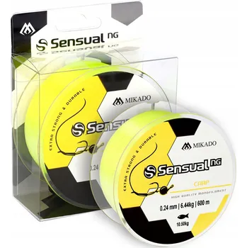 Vlasec Mikado Sensual N.g. Carp 0.35 mm 23 kg 600 m žlutý 1 cívka