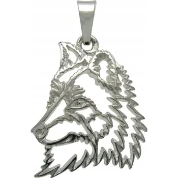Přívěsek Vlk – stříbrný přívěšek 925/1000