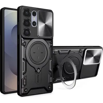 Pouzdro na mobilní telefon Kryt Samsung Galaxy S25 Ultra Techsuit CamGuard Pro - černý