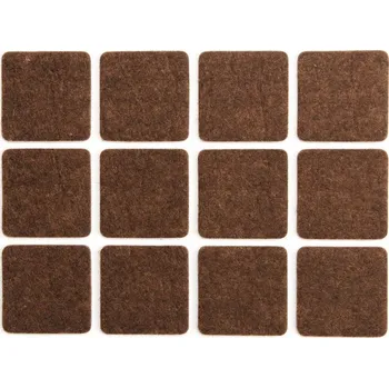 Podložka pod nábytek Filcové podložky 28x28 mm hnědé 74863 Vorel