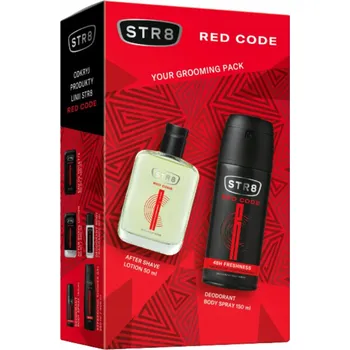 STR8 ZS23 Voda po holení 50ml + Deodorant 150ml + RED CODE
