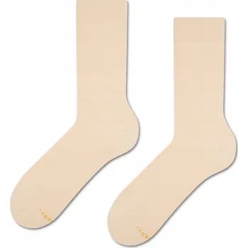 Dámské ponožky Jasně oranžové hladké ponožky dámské ZOOKSY 36-40 dlouhé pastelové